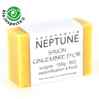 Savon gingembre d'or - bio / 85-95g (-50%)
