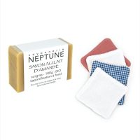 Set savon bio et lingette en coton